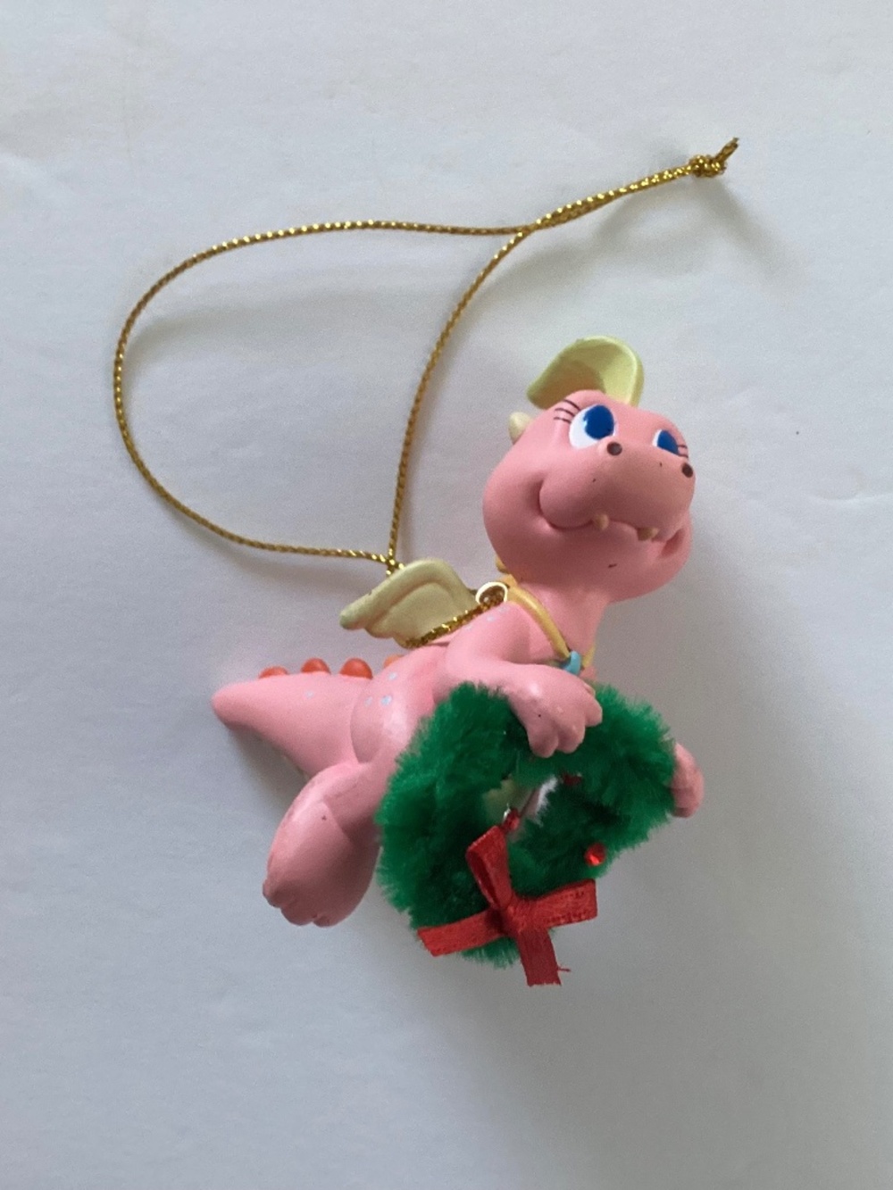 Dragon Tales Pink Dragon Cassie’s Christmas Holiday Ornament 2002